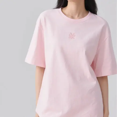 韓版寬鬆時尚百搭純棉短袖上衣